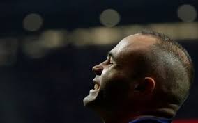 Image result for INiesta bids farewell to barca