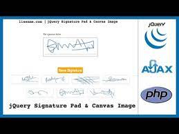 Adding a digital signature to a pdf file is relatively easy using a library such as tcpdf, as long as your personal certificate is stored somewhere on your server/computer. E Signature Pad Using Jquery Ajax And Php Digital Signature Pad On Submission Form Youtube