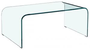 L880 à 1560 x l 80 x p 80 x h 35 cm.plateau verre trempé 12 mm, bois et piètement métal.craquez sur cette table basse design indra de haute qualité avec un. Table Basse Verre Trempe Courbe Transparent Chan Mobiexpo Fr