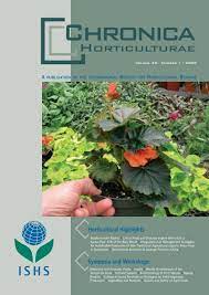 Haeleum.com shop haeleum bug repellent clothing: Chronica Horticulturae Volume 49 Number 1 Acta Horticulturae