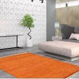 Boho aesthetic home interior decor. Burnt Orange Decor