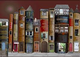 Novelicious On Book Sculpture Book Art Fairy Houses