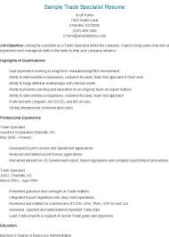 Import export specialist resume examples & samples. Account Development Specialist Resume April 2021