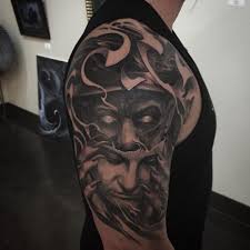 Josh Duffy On Instagram Dr Jekyll Mr Hyde Concept Today Arm Sleeve In Progress Blackcastleartco Tattoos Horror Tattoo Badass Tattoos