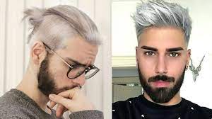 Gray hair is usually a symbol of old age, but it is not seen today. Short Men Haircut 2019 With Grey Hair Color Grey Hair Men Ash Gray Hair Color Grey Hair Color