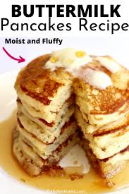Classic Buttermilk Pancakes Buttermilk Recipes Homemade Pancake Recipe Pancake Mix Recipe
