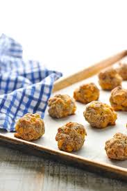 These are a great appetizer or side dish during parties, football games or as a potluck dish. Sausage Balls From Bisquick The Seasoned Mom