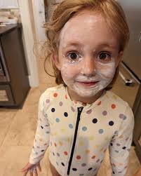 Grateful that my sunscreen philosophy has been successfully passed