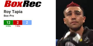 BoxRec: Roy Tapia