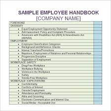An employee handbook is a very important document in the life of any in an employee handbook, the company informs employees about the standards that are expected of them. Free Employees Handbook Template Top Employee Handbook Template 6 Free Pdf Doc Download Of 31 Employee Handbook Template Employee Handbook Employee Training