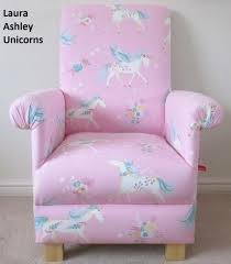 Laura Ashley Unicorns Fabric Children S Chair Girls Etsy In 2020 Childrens Chairs Laura Ashley Unicorn Childrens Armchair