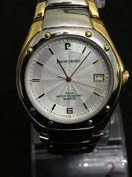 Pierre cardin kadın yeni yıl koleksiyonu. Pierre Cardin Watch Men 38mm Case Date Beautiful Silver Design Face Gold Dail For Sale Online