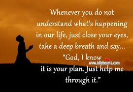 God I Know It Is Your Plan Just Help Me Through It Good Morning Quotes Deep Breath Quotes Quotes About God