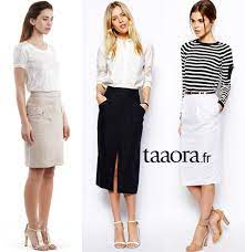 Elle est toujours à la mode, si on remonte dans le temps, on retrouve cette jupe chez les grecs et les égyptiens, elle était unisexe à l'image du pantalon aujourd'hui. 3 Looks Chics Et Feminins Pour Le Travail Avec Une Jupe Droite Taaora Blog Mode Tendances Looks