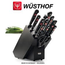 Family owned for seven generations, wüsthof was founded in solingen, germany over 200 years ago. Wusthof Knife Block 12 Pieces Ash Black Kitchen Knives