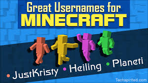 Good usernames for dating sites; Good Username Ideas For Minecraft Tech Spirited