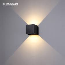 Square Outdoor Led Wall Lights 6w Modern Up Down Led Wall Lamp View Wall Lights Led Passun Product Details From Zhongshan Passun Lighting Factory On Alibaba Com