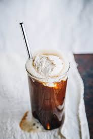Iced Latte Vanilla Ice Cream Float Ice Cream Floats Ice Cream Float Recipes Ice Cream Treats