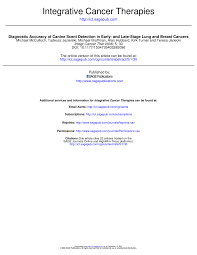 What are the symptoms of late stage bladder cancer? Pdf Diagnostic Accuracy Of Canine Scent Detection In Early And Late Stage Lung And Breast Cancers