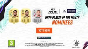 It's a new potm in fut, so we'll have just 3 candidates. Fifa 21 Ligue 1 November Potm How To Vote Nominees Release Date