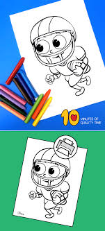 It is played once per year and the game decides who the winner of the nfl (national football league) is for that year. Super Bowl Coloring Page 10 Minutes Of Quality Time