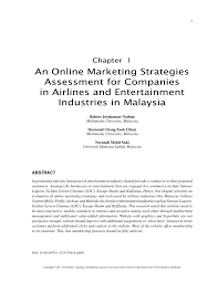 Malaysia sports & entertainment sports & entertainment companies in malaysia. Pdf An Online Marketing Strategies Assessment For Companies In Airlines And Entertainment Industries In Malaysia