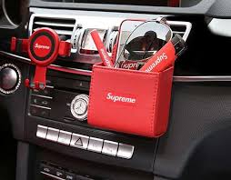 ブランド supreme 収納カバー 車用 car storage bag cute car accessories car accessories