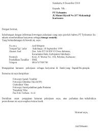 Contoh surat lamaran kerja di perusahaan umum i. 35 Contoh Surat Lamaran Kerja 2020 Berbagai Posisi Contoh Surat