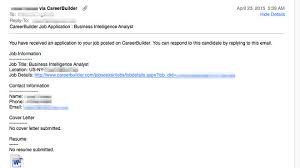 Include your contact information in your email signature but don't list the employer's contact information. Hackers Sneak Malware Into Job Applications Marketwatch
