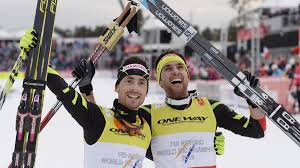 Les fondeurs français en bronze. Mondiaux 2015 Falun La France Sacree Championne Du Monde Du Sprint Par Equipes Eurosport