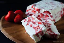 Put the sugar in a pan with the water and lemon juice. Strawberry Yogurt Terrine Bake Eat Repeat