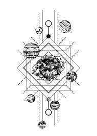 Tattoo geometric design solar system 55 ideas for 2019. Solar System Tattoo Design Find The Mystery Behind Them
