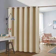 Pony Dance Room Divider Curtains Full Length Grommet Top Privacy Screen Partitions Office Portable Wide Curtain P Room Divider Curtain Curtains Wide Curtains