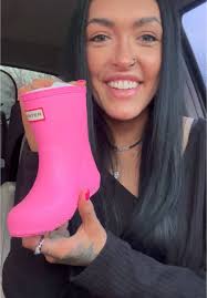 Hunter Pink Boots