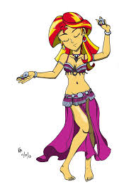 Sunset shimmer on the beach. Pin On My Little Pony