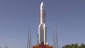 China has launched a mars rocket which fired the starting pistol in the race with the us to land humans on the red planet. Long March 5 Rocket China S Mars Probe Ready For Liftoff Cgtn