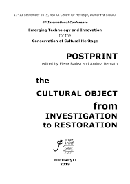 I'll take it back to the kitchen. Pdf 6th International Conference Emerging Technology And Innovation For The Conservation Of Cultural Heritage Postprint Edited By E Badea And Andrea Bernath