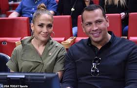 Miami heat nike city edition courtside jacket. Jennifer Lopez And Alex Rodriguez Enjoy Date Night While Sitting Courtside Daily Mail Online