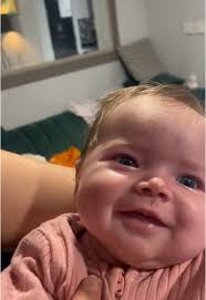 Primera risa de mi bebé de 6 semanas