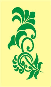 Stencil Floral Flourish 6 Garden Flower Image Is Approx 3 5 X 7 Inches For Signs Crafts Wall Linen Burlap Decoration Stencil Patterns Stencils Wall Stencils