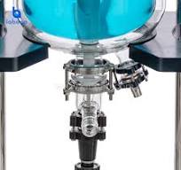 10L-200L Large Double Layer Vacuum Glass Reactor for Mixing ...