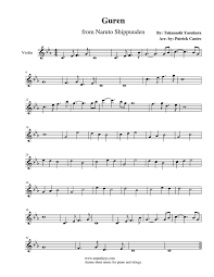 Find your perfect arrangement and access a variety of transpositions so you can print and play. Naruto Shippuuden Guren