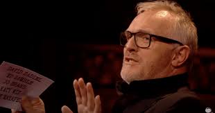 I find it utterly hilarious that Greg's card before the start of the show  just has the contestants' names printed