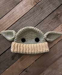 I'm offering it for free but still put a lot of effort into creating the pattern. Baby Crochet Hat Inspired Star Wars Yoda Crochet Baby Yoda Inspired Hat Yoda Star Wars Inspired Et Star Wars Crochet Crochet Hat Pattern Crochet Baby