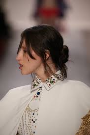 Anna Cleveland Walks the Runway for Chiara Boni during New York Fashion  Week Editorial Photo