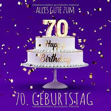 Alles Gute Zum 70 Geburtstag Ga Stebuch Zum Eintragen Lila Edition 110 Seiten Geburtstag Zum Alles Gute 70 Geburtstag Geburtstag Happy Birthday