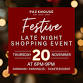 Packhouse Festive Late Night Shopping - 20th event in Farnham