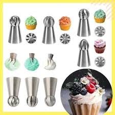 Cake Decor Piping Nozzle Set In 2020 Piping Nozzle Cake Decorating Tips Cake Decorating