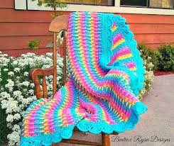 Rainbow Dash Baby Blanket Beatrice Ryan Designs