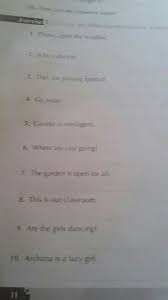 One sentence is put into different tenses. Change The Following Into Negative Sentences Brainly In